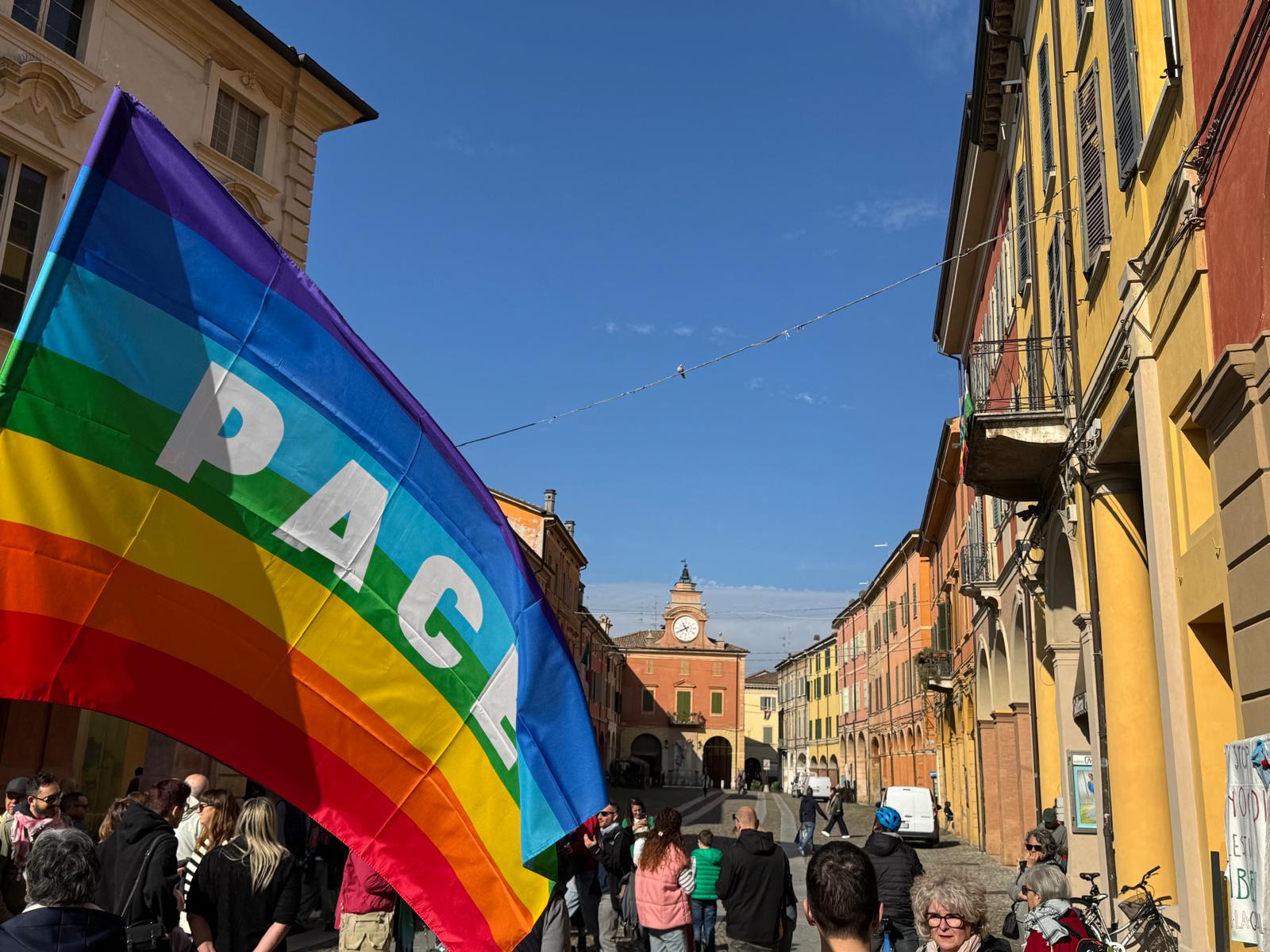 Correggio al presidio per Gaza e il popolo palestinese